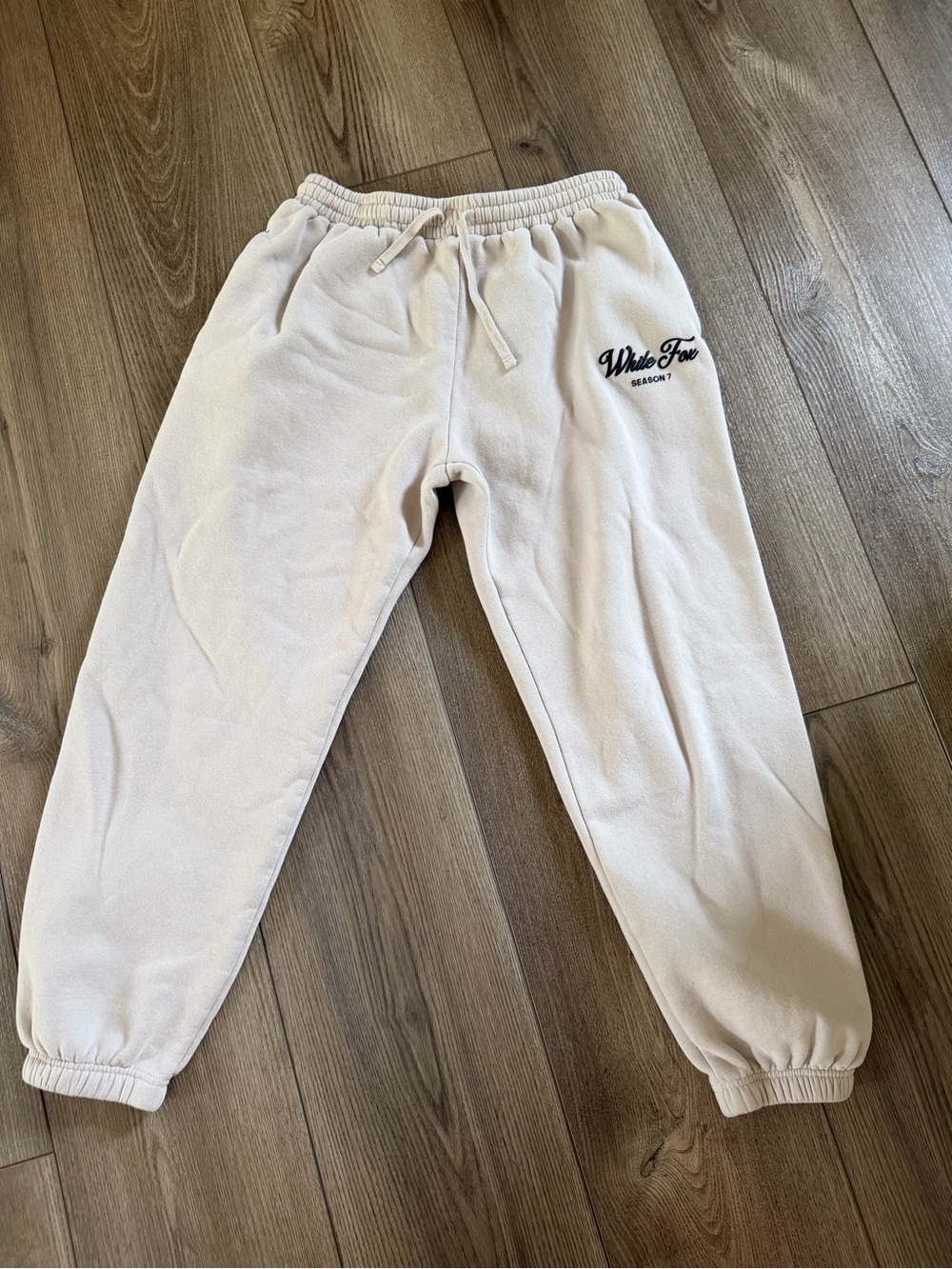 White Fox Jogger Sweatpants
